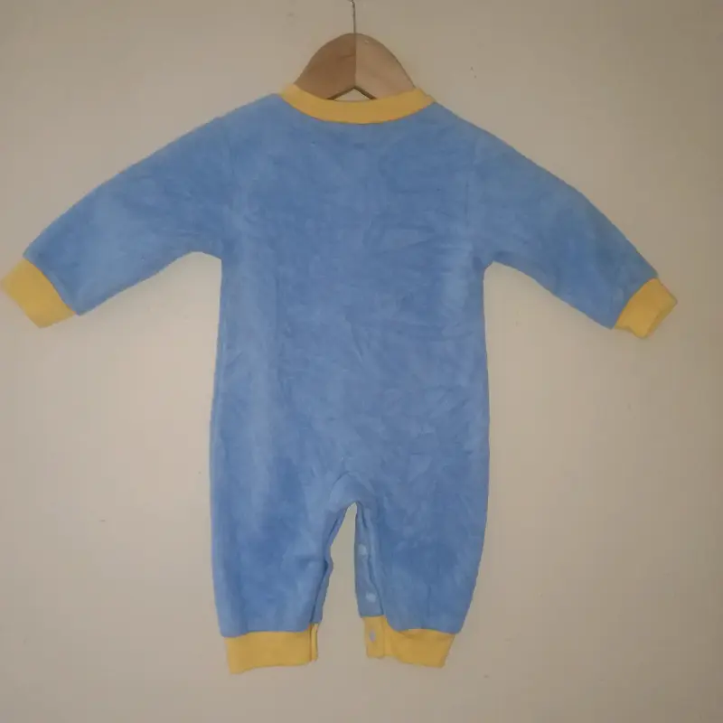 Pijama enterito azul para bebé - 2