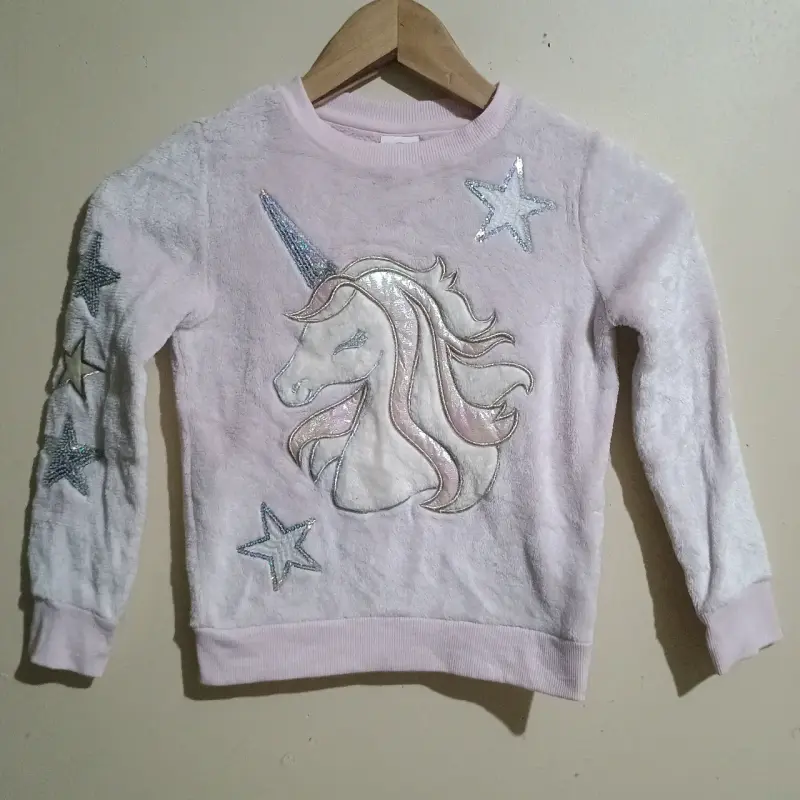 Polerón infantil con diseño de unicornio - 1