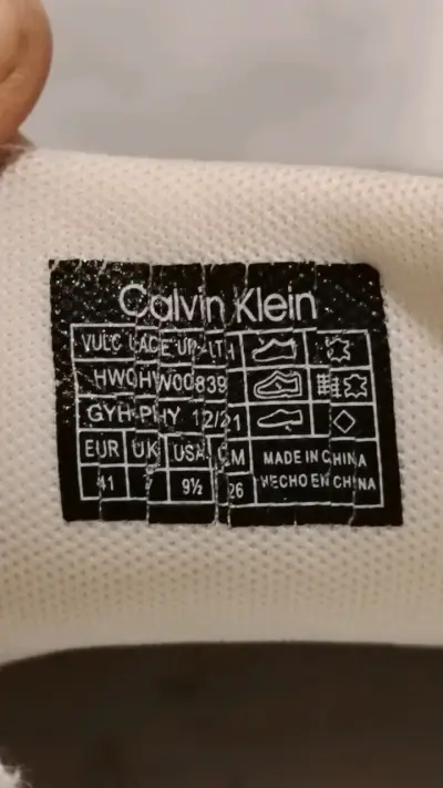 Zapatillas blancas Calvin Klein - miniatura 4