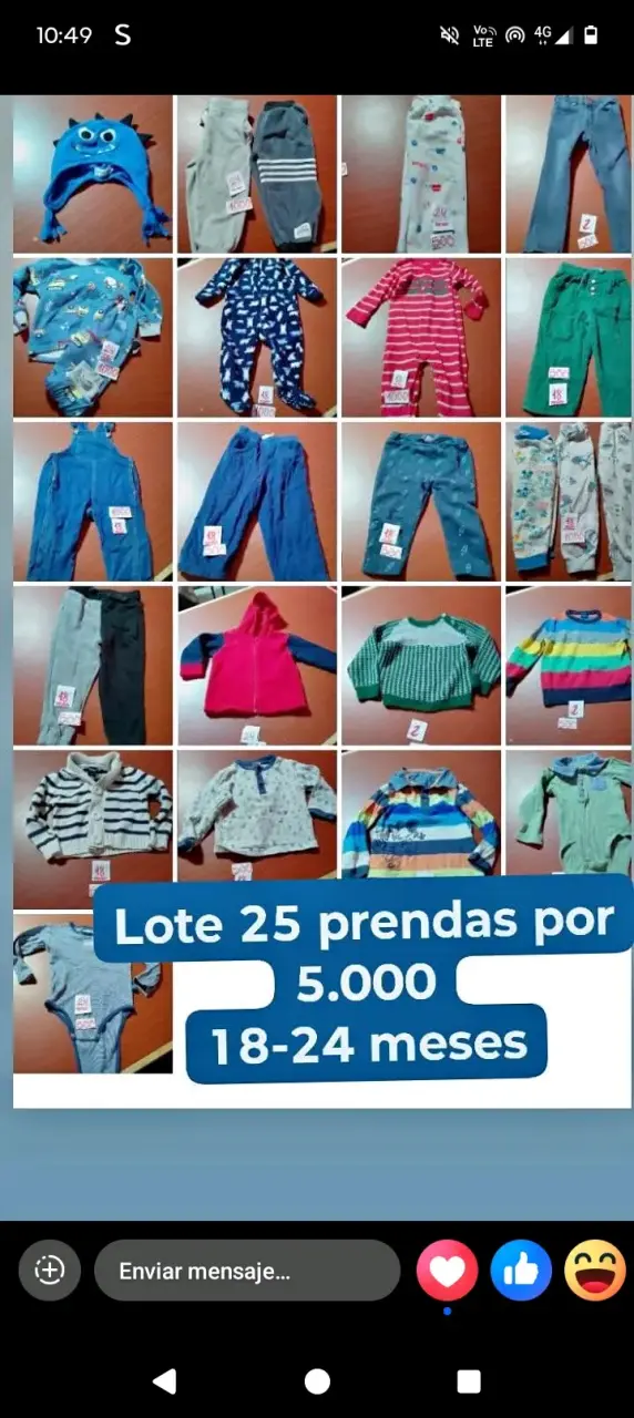 Lote de 20 prendas para bebé 9-12 meses - 2