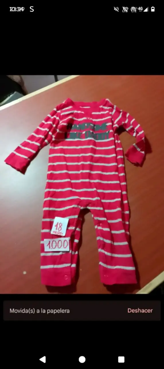 Lote de 20 prendas para bebé 9-12 meses - 4