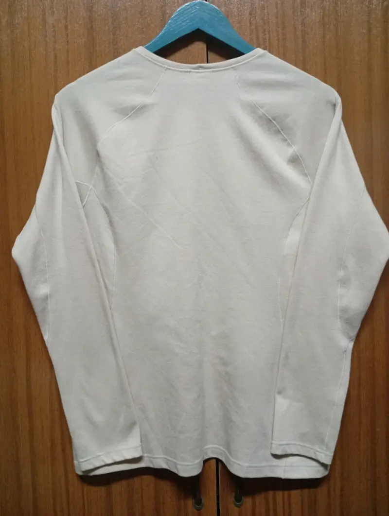 Polerón beige de algodón para hombre - 3
