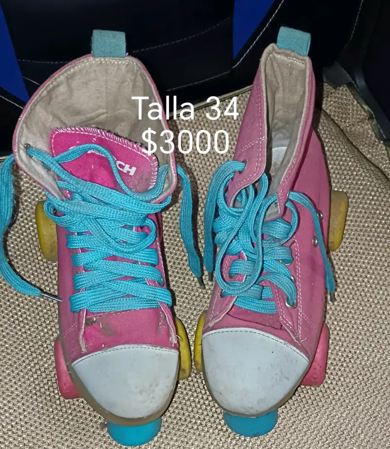 Patines de cuatro ruedas talla 34 - 1