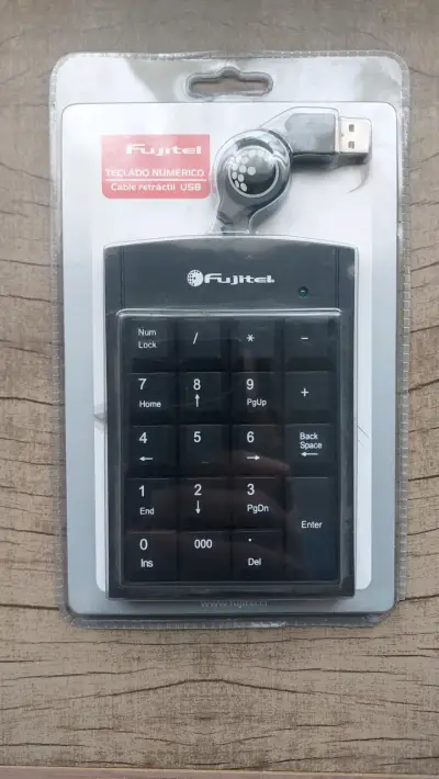 Teclado numérico Fujitel USB retráctil - miniatura 1