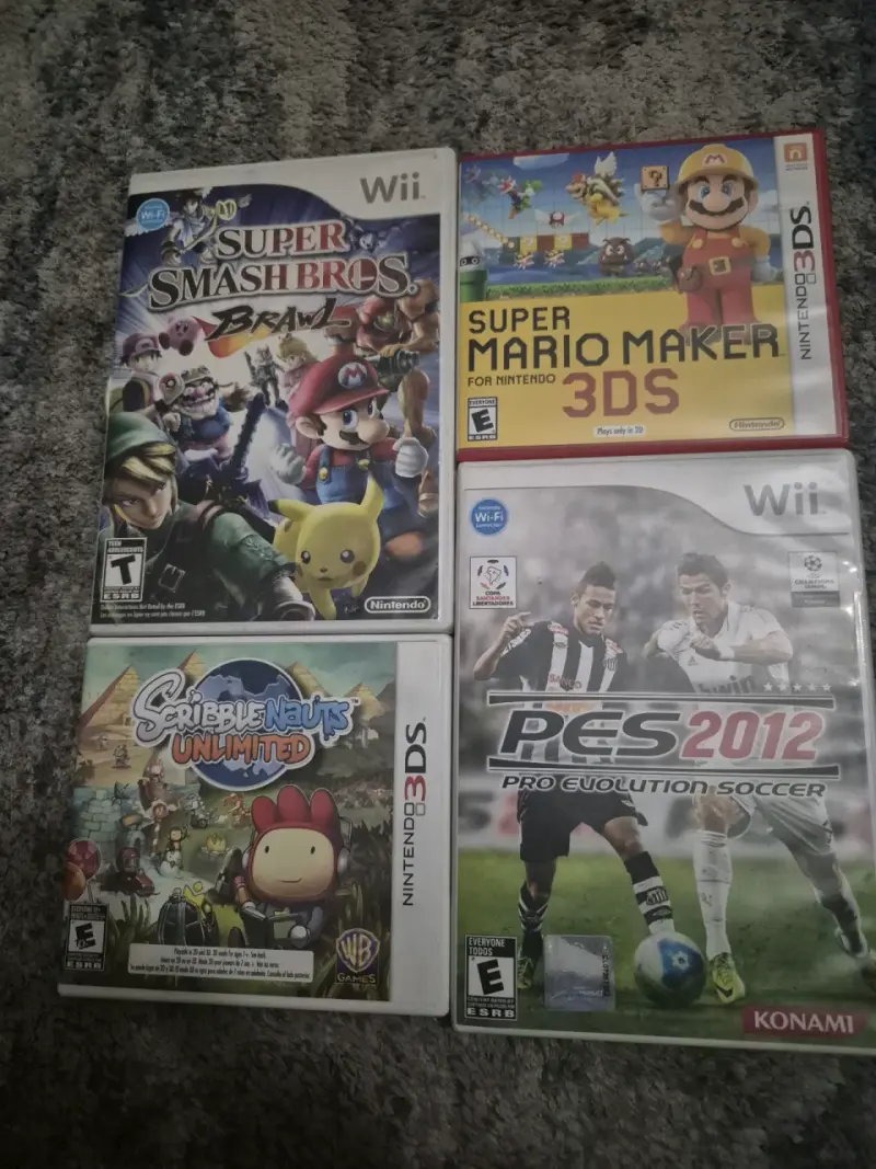 Lote de videojuegos para Wii y 3DS - 3