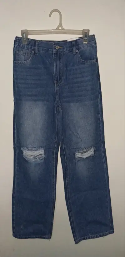 Jeans Opposite con diseño desgastado - miniatura 1