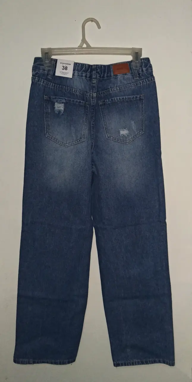 Jeans Opposite con diseño desgastado - 2