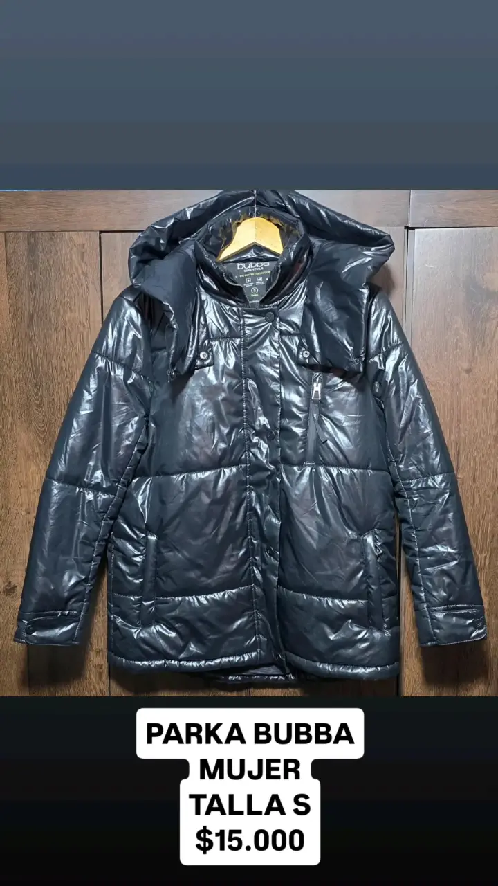 Parka Bubba Mujer Negra Talla S - 1