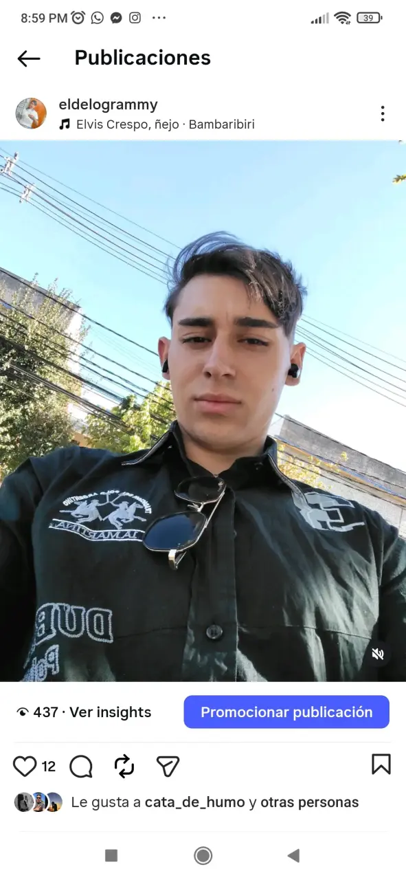 Camisa negra La Martina