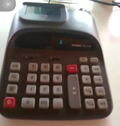 Calculadora vintage Casio FR-510 - miniatura 1