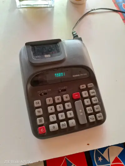 Calculadora vintage Casio FR-510 - miniatura 6