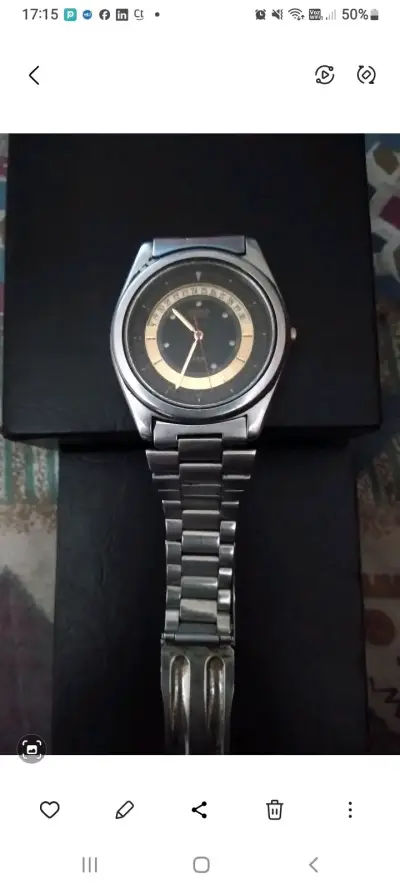 Reloj Seiko vintage de acero inoxidable - miniatura 1