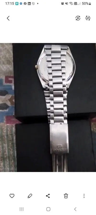 Reloj Seiko vintage de acero inoxidable - miniatura 2