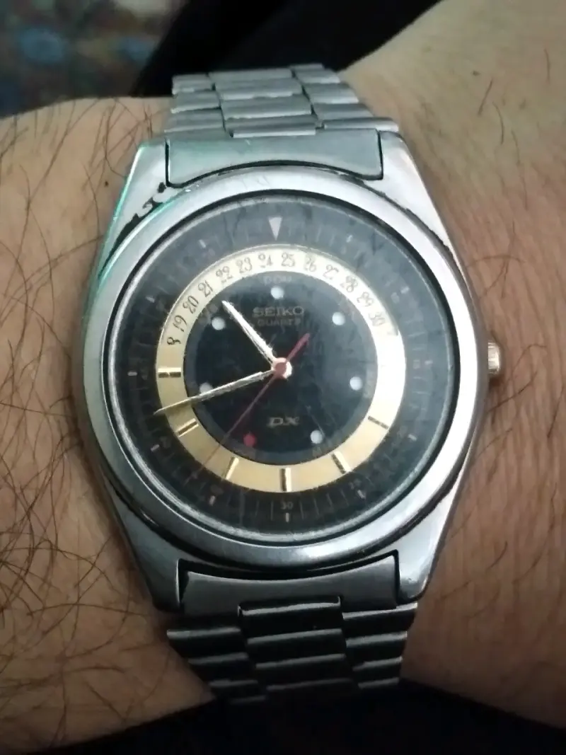 Reloj Seiko vintage de acero inoxidable - 4