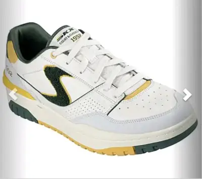 Zapatillas deportivas blancas y verdes - miniatura 2