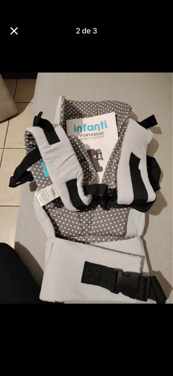 Portabebé Infanti Druk Gris - 2