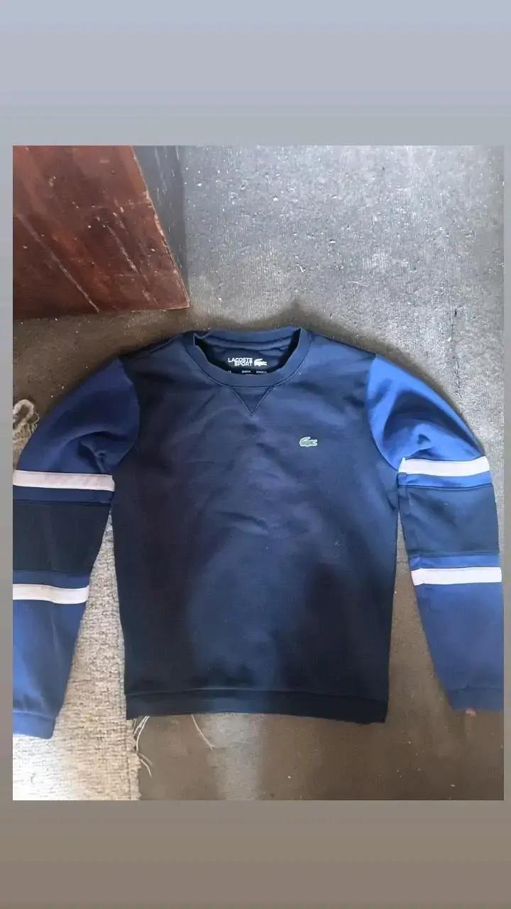 Polerón Lacoste Sport azul marino - 1
