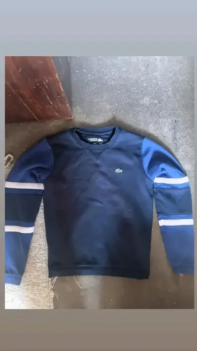 Polerón Lacoste Sport azul marino - miniatura 1
