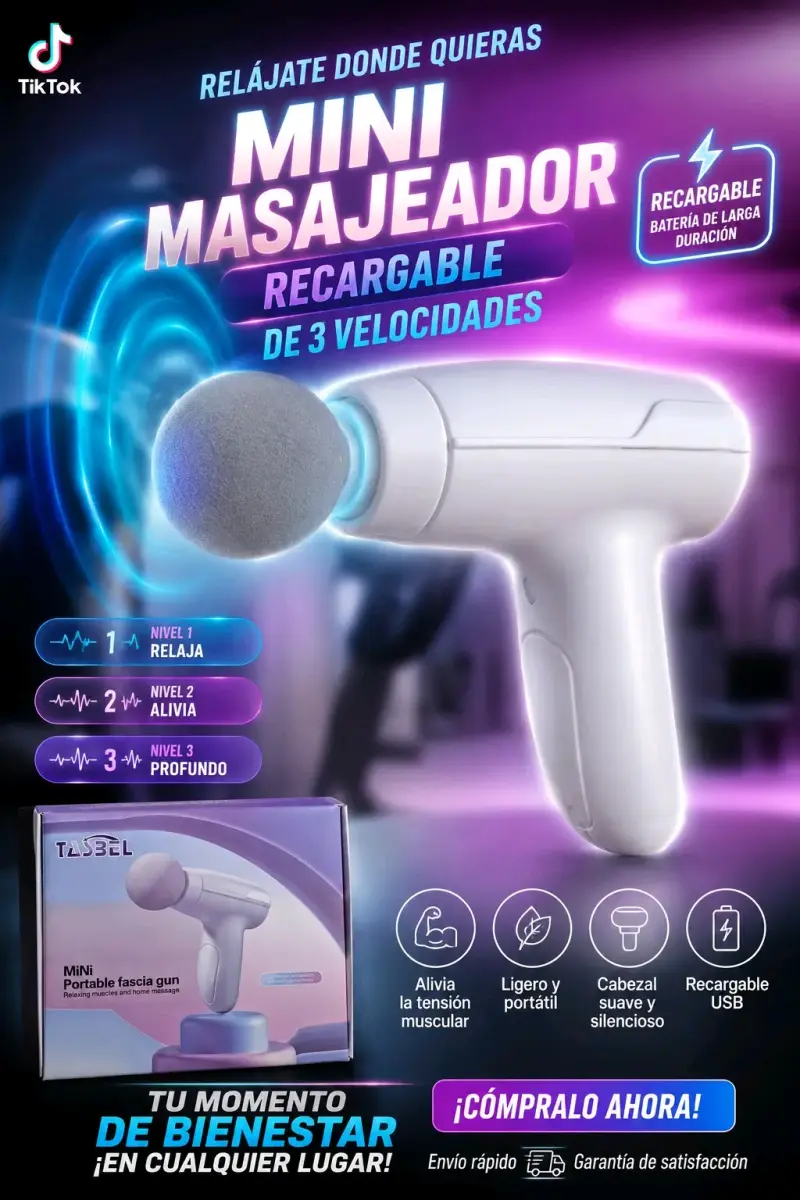Mini pistola de masaje portátil - 3