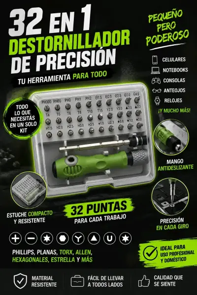 Destornillador de precisión 32 en 1 - miniatura 1