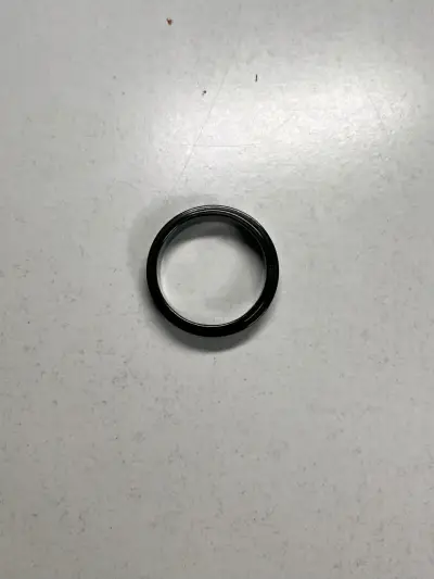 Anillo negro de acero inoxidable - miniatura 2