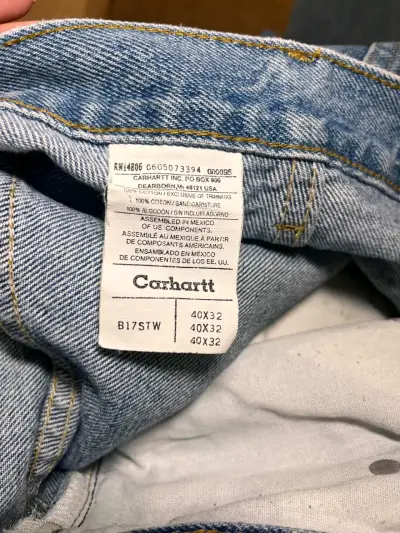 Jeans Carhartt azul clásico - miniatura 4