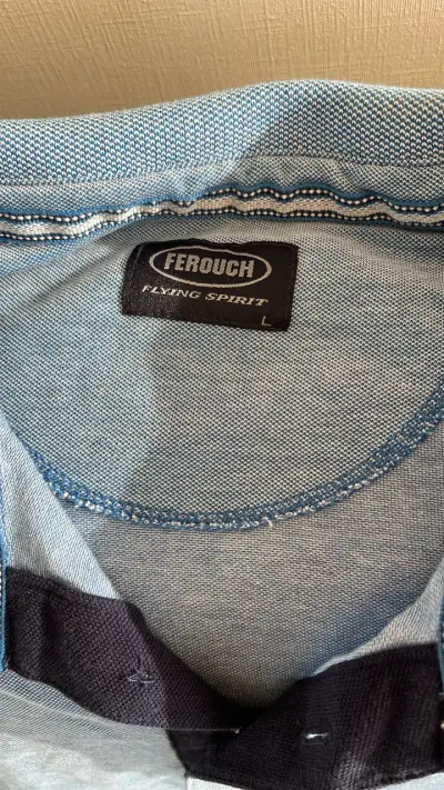 Polera  azul claro para hombre - miniatura 2