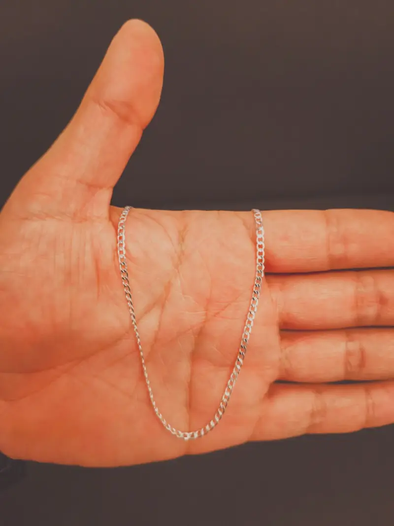 Cadena de plata elegante - 2