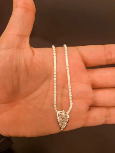Cadena de plata elegante - miniatura 4