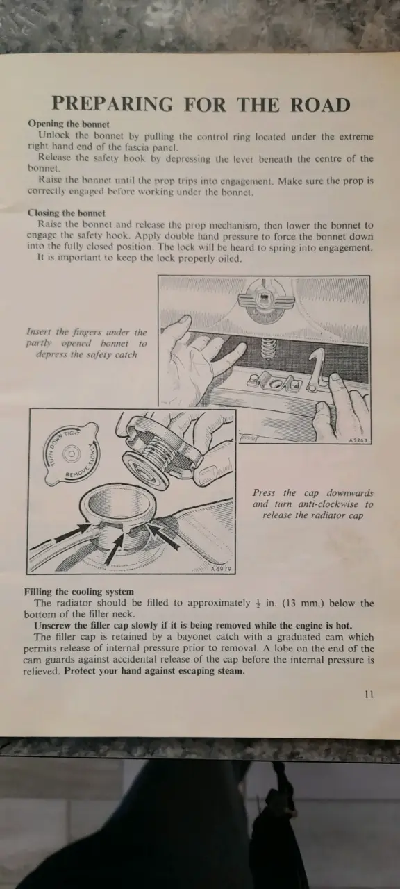 Manual original Morris de epoca - 6