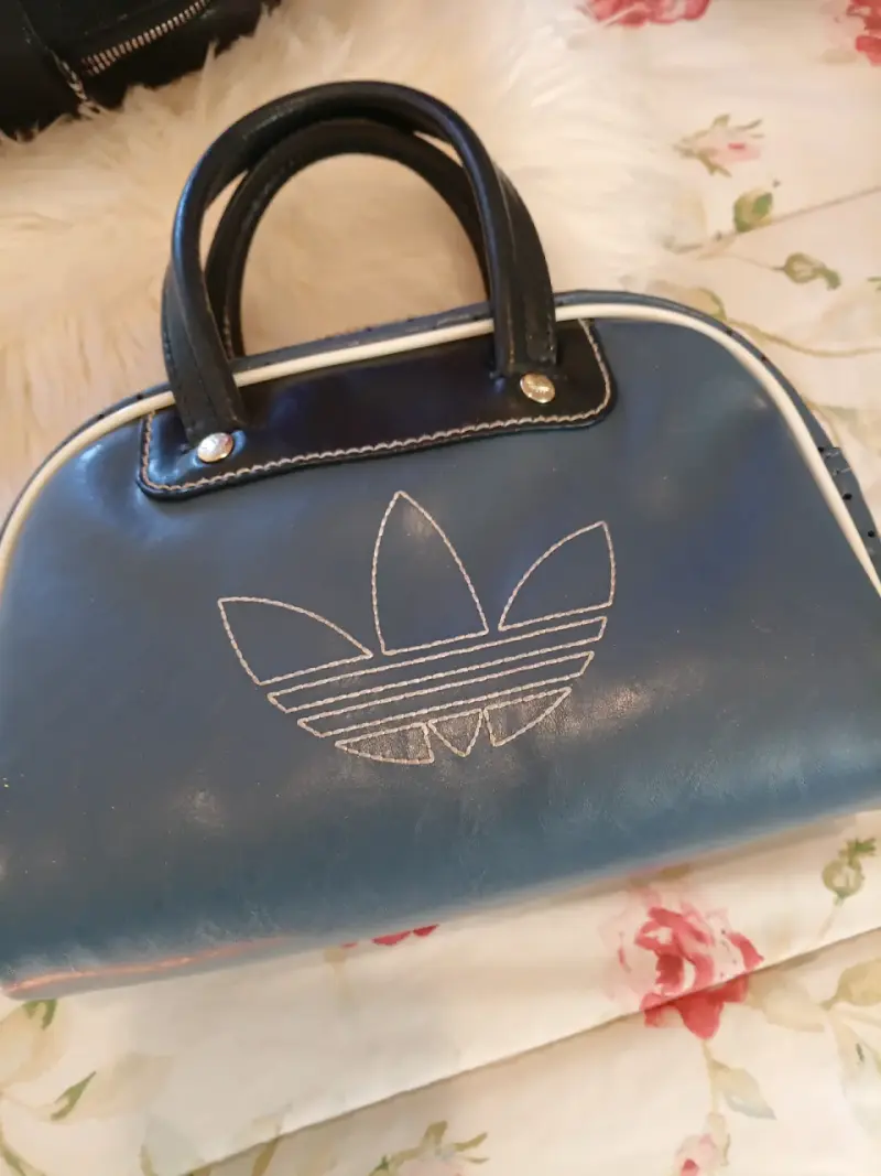Bolso Adidas azul vintage