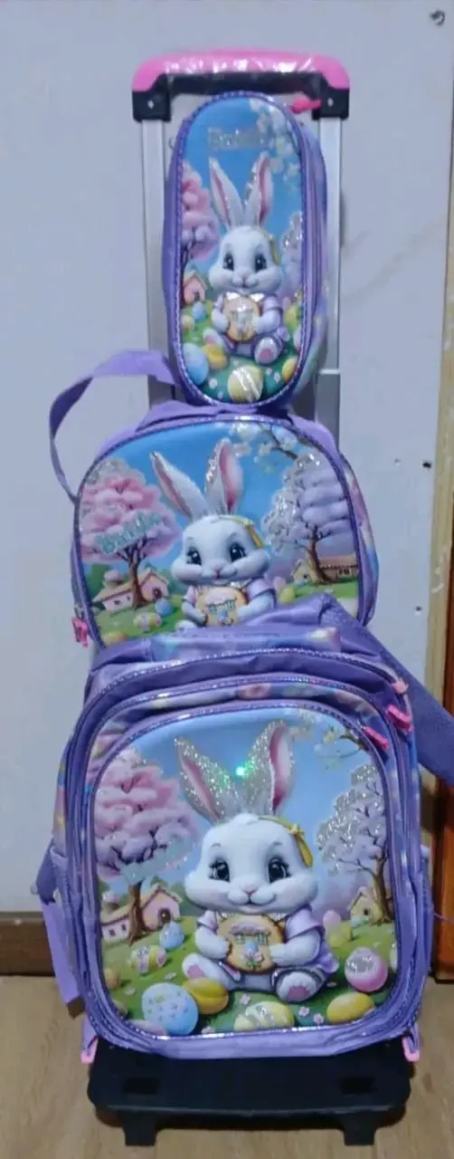 Set de mochilas infantiles con ruedas - 3
