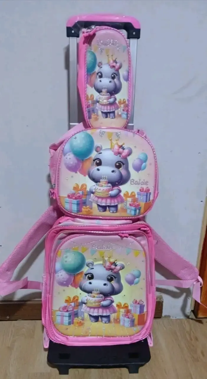 Set de mochilas infantiles con ruedas - 5