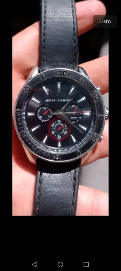 Reloj Armani Exchange negro cronógrafo - miniatura 1