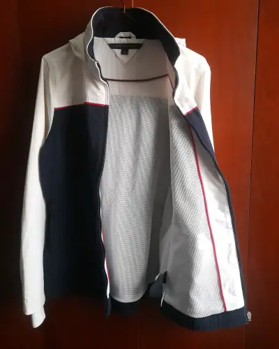 Chaqueta Tommy Hilfiger azul y blanca - miniatura 2