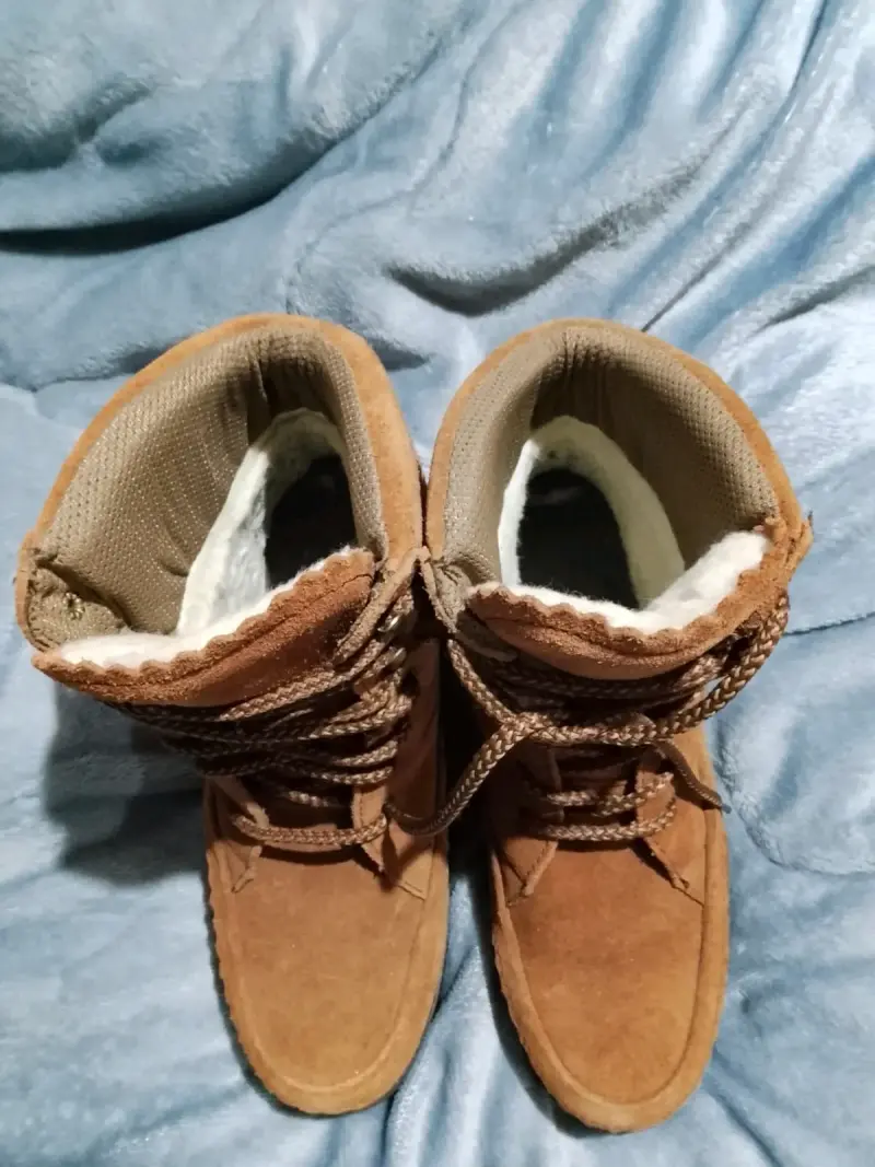 Botas de invierno marrones con forro - 1
