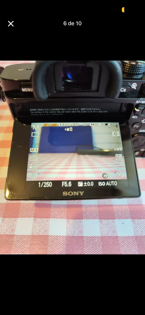Cámara Sony a7  con accesorios - 4