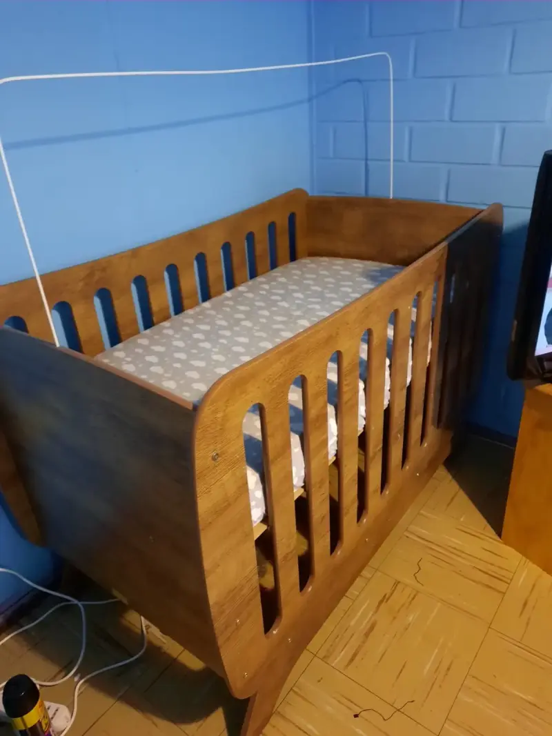 Cuna de madera para bebé - 3