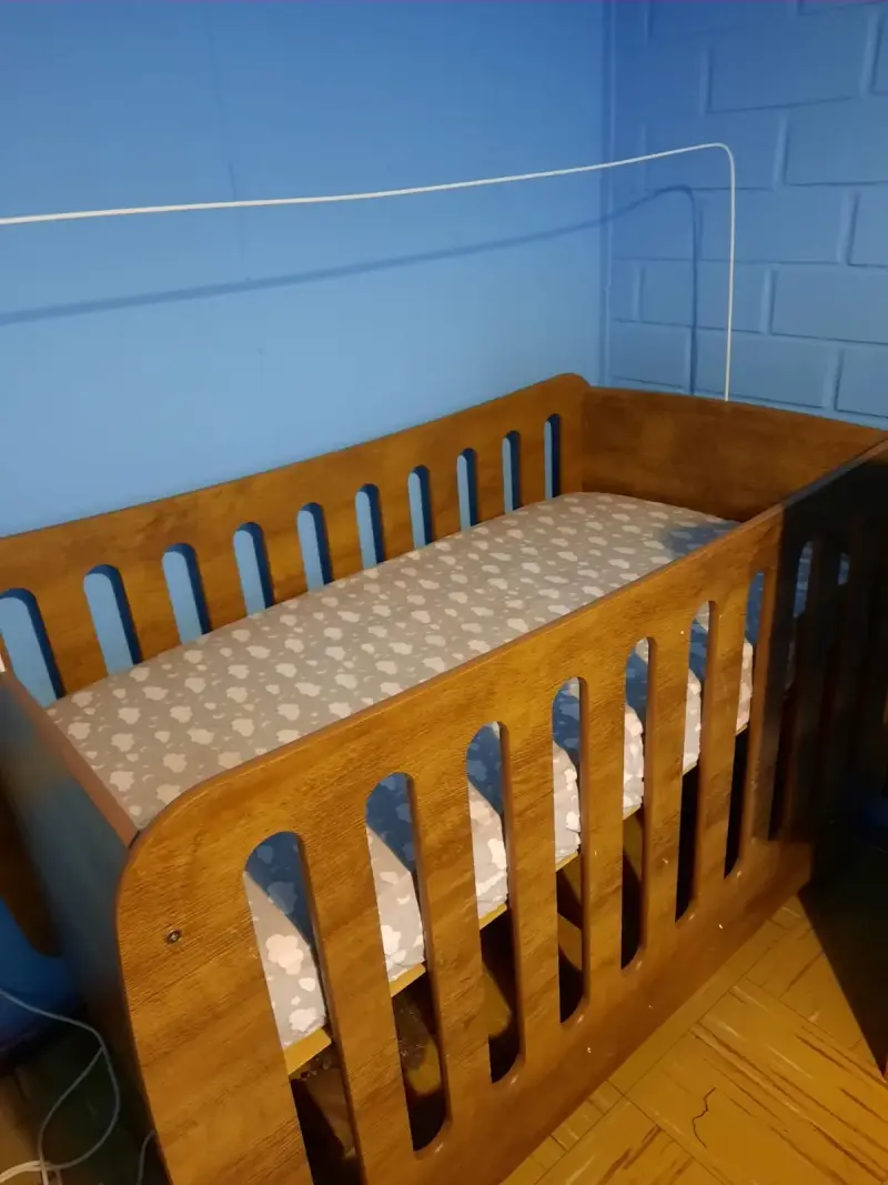 Cuna de madera para bebé - 5
