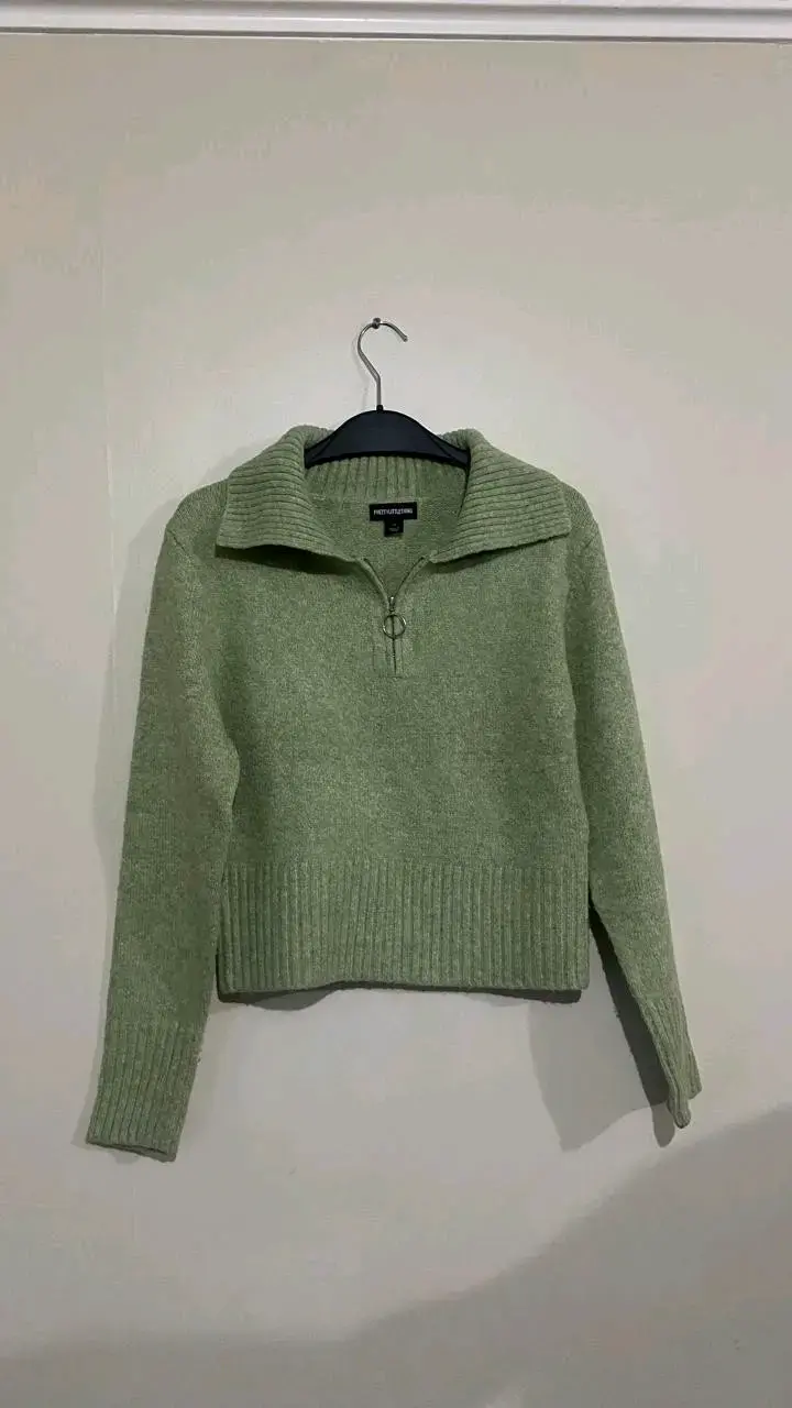 Cardigan de punto rojo para mujer - 5