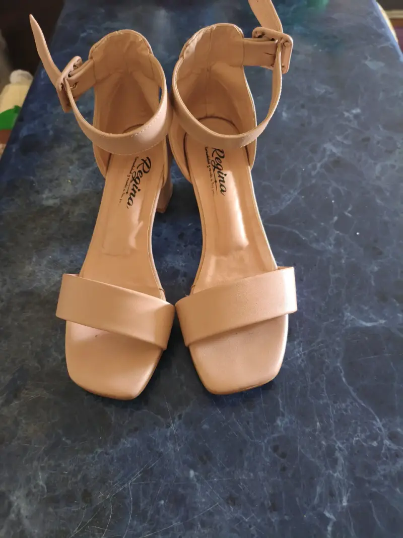 Sandalias de tacón beige Regina - 3