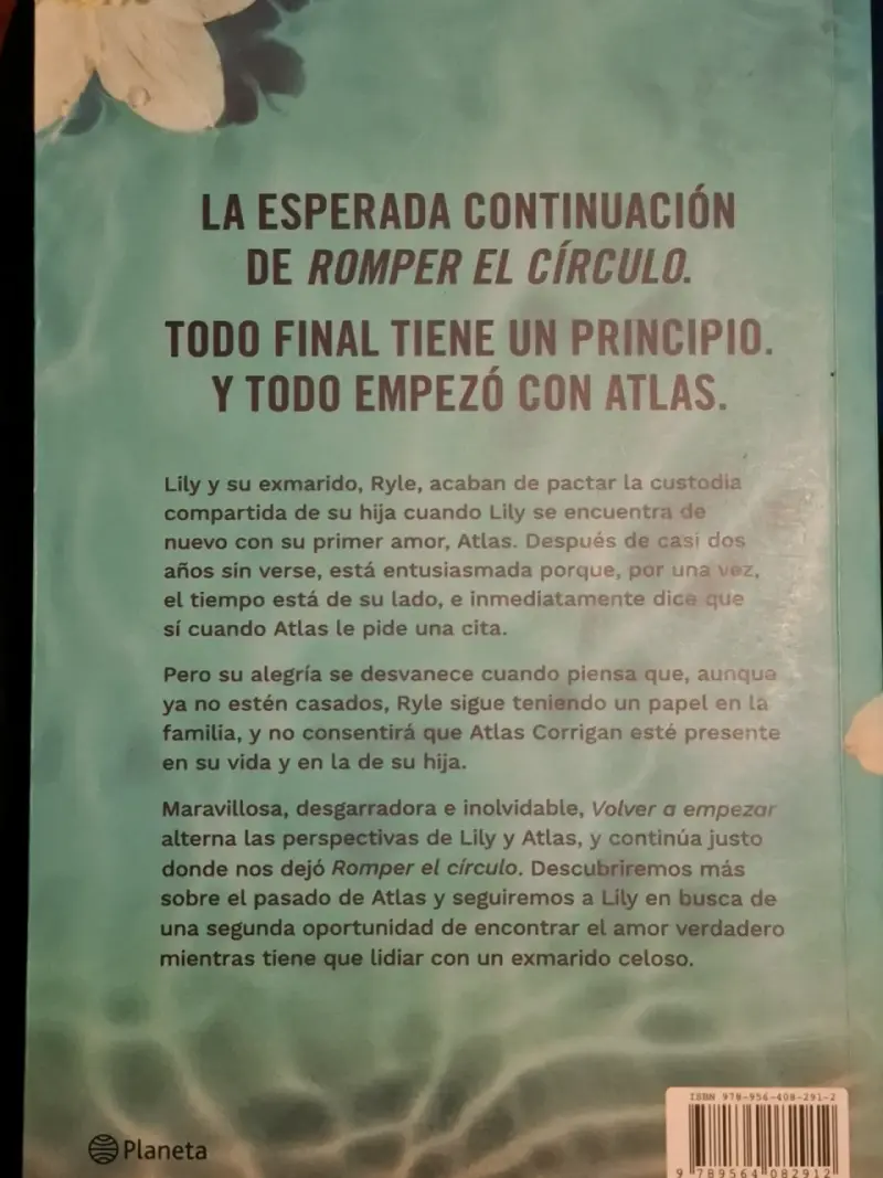 Libro 'Volver a Empezar' de Colleen Hoover - 2