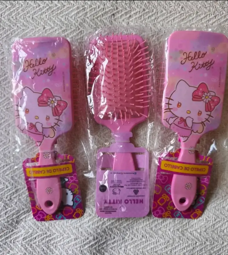 Cepillo de cabello Minnie Mouse rosa - 4