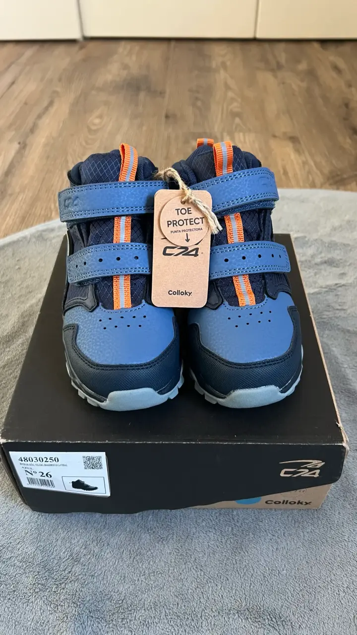 Botines nuevos  niño Colloky azul waterproof 26 - 2
