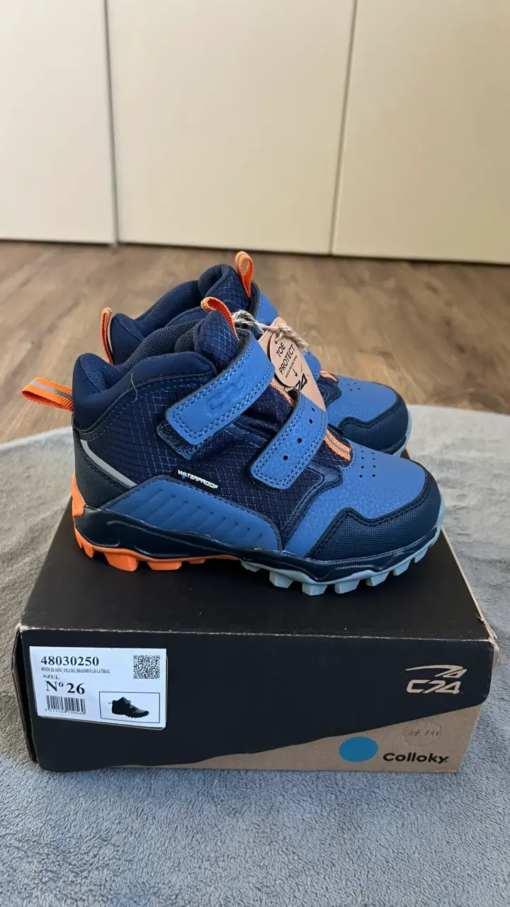 Botines nuevos  niño Colloky azul waterproof 26 - 3