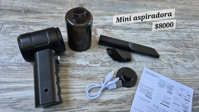Aspiradora portátil USB con accesorios - 2