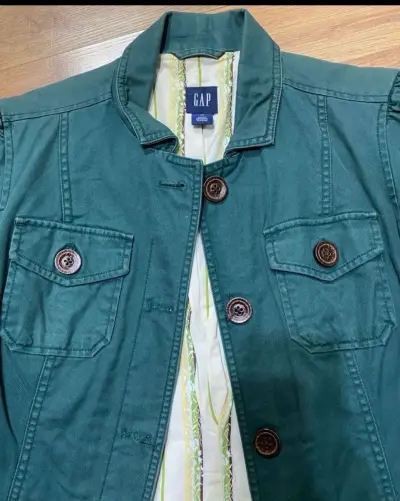 Chaqueta verde GAP para mujer - miniatura 1
