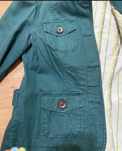 Chaqueta verde GAP para mujer - miniatura 4