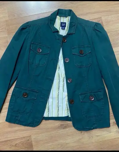 Chaqueta verde GAP para mujer - miniatura 6
