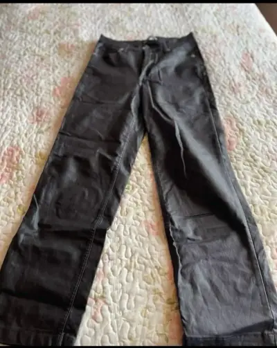 Pantalones negros de mezclilla para Mujer - miniatura 1